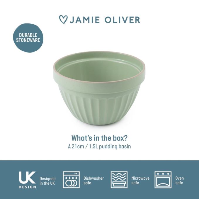 Jamie Oliver Big Love Proper Pudding Bowl bol para pudin de gres | Jamie Oliver | Mimocook