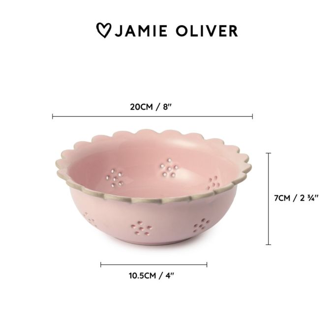 Jamie Oliver Big Love Beautiful Berry Bowl cuenco colador de gres | Jamie Oliver | Mimocook