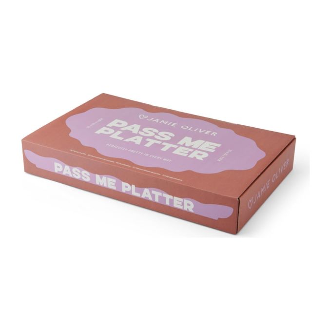 Jamie Oliver Big Love Pass Me Platter Narrow Stoneware Serving Platter | Jamie Oliver | Mimocook