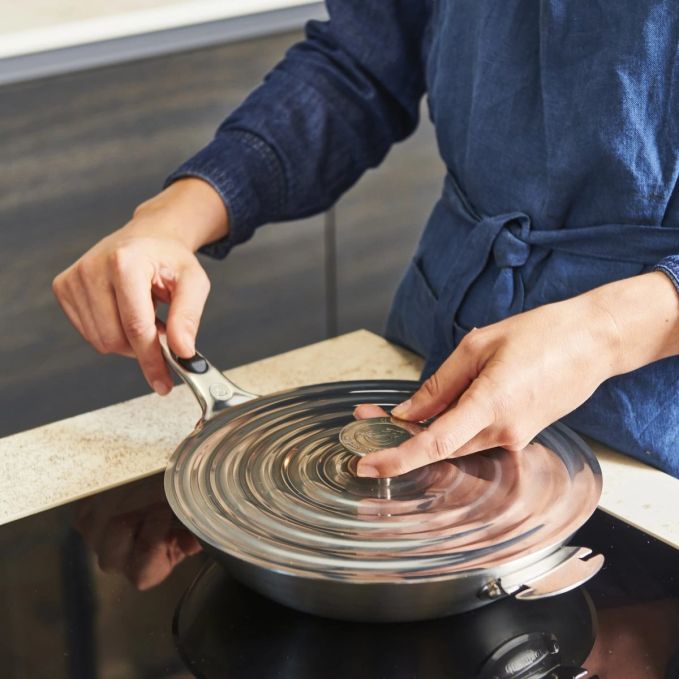 de Buyer Universal-Edelstahldeckel für Pfannen Ø26-28cm | De Buyer | Mimocook