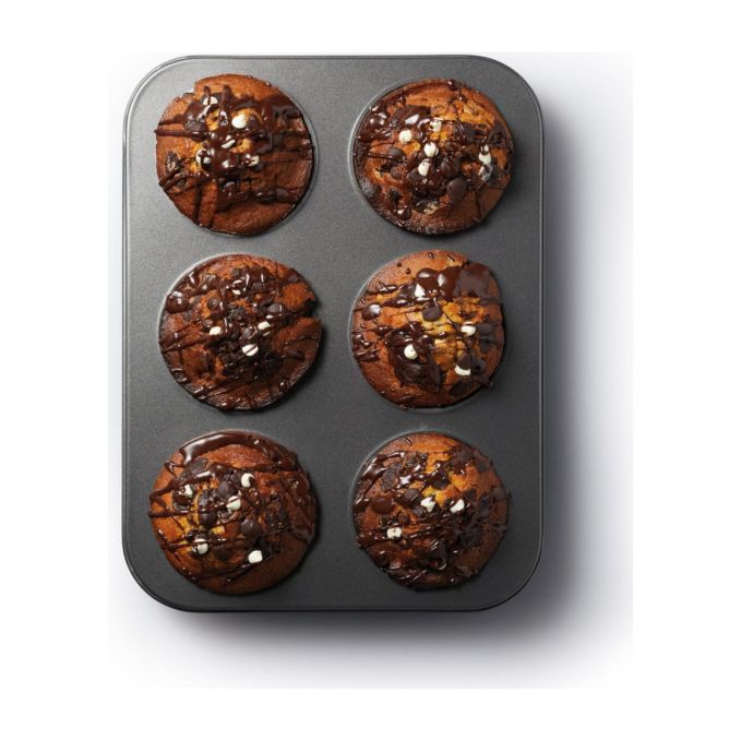 Forma para Muffins Americanos MasterClass Antiaderente 6 Cavidades