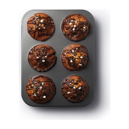 Forma para Muffins Americanos MasterClass Antiaderente 6 Cavidades